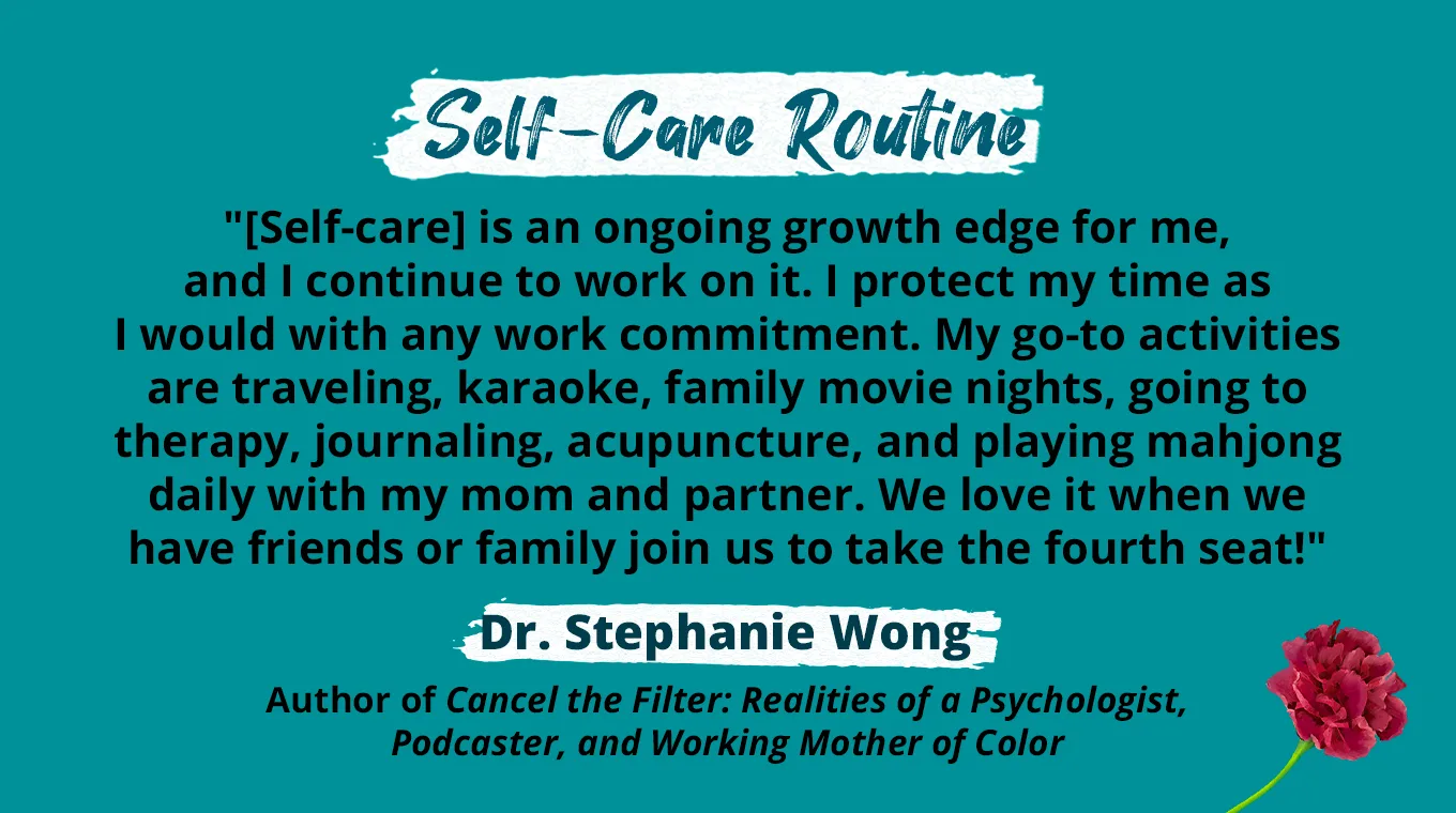 Dr. Stephanie J. Wong work it mama