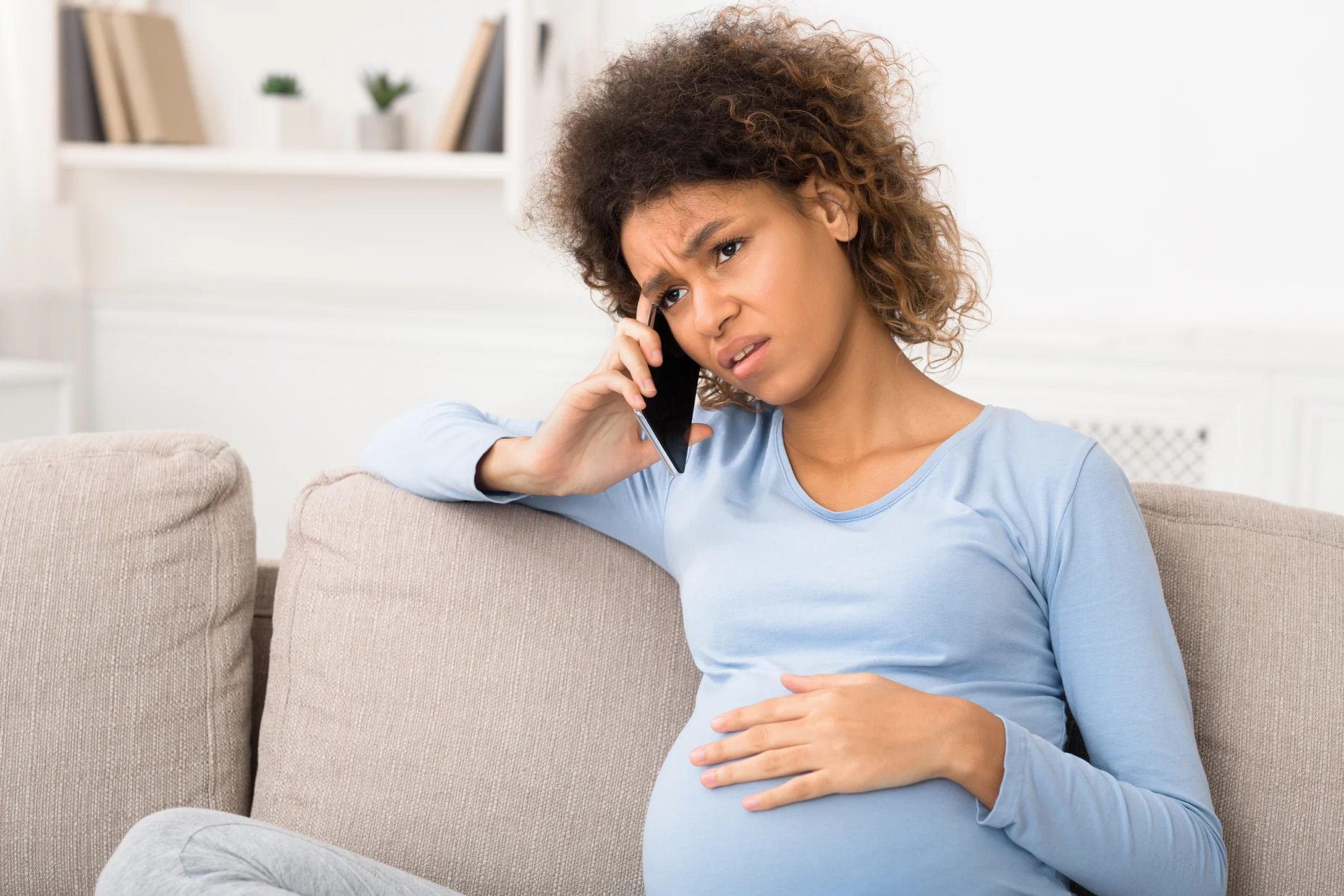 pregnant woman getting bad advice