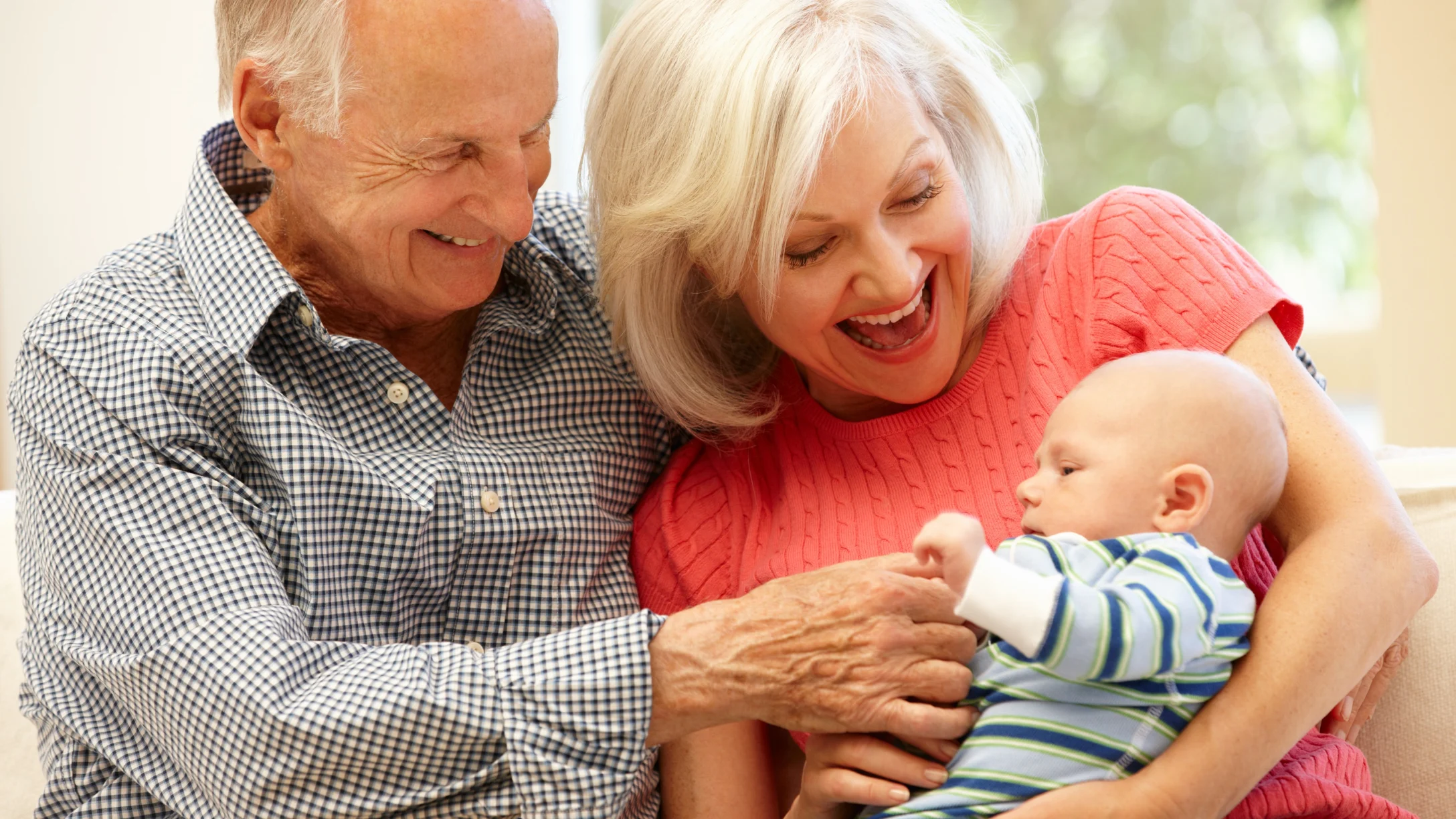 grandparents and baby