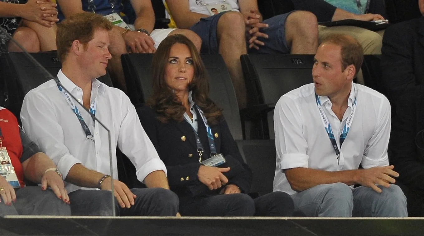 Kate Middleton, Prince Harry, Prince William commonwealth games